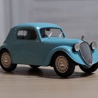 Skoda Sagitta typ 911 1937 - мащаб 1:43 на DeAgostini моделът е нов в блистер, снимка 6 - Колекции - 44475925