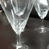 Кристални  чаши със столче, снимка 5 - Чаши - 42280635