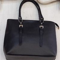 Дамска стилна чанта с двойна катарама 43/30см, снимка 3 - Чанти - 44759459