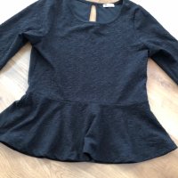 Черна блуза  тип риза , снимка 2 - Ризи - 40934718