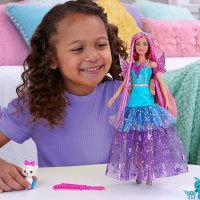 Barbie Doll HLC31 with Two Fairytale Pets and Fantasy Dress, Barbie “Malibu”, снимка 6 - Кукли - 41862588
