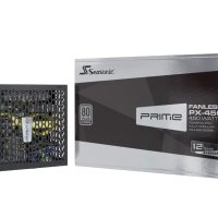 Захранване за настолен компютър Seasonic SSR-450PL 450W Fanless ATX Active PFC 80 Plus Platinum, снимка 1 - Захранвания и кутии - 40940117