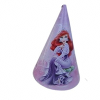 Принцеса Малката русалка Ариел принцеси картонена малка парти шапки шапка рожден ден, снимка 1 - Други - 36276913