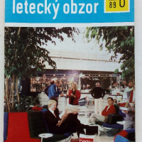 Антикварни   списания за авиация "Letecký obzor" - 1989 г., снимка 16 - Списания и комикси - 36501539