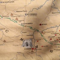 Национална карта на революционното движение на Българският народ 1856-1876 година , снимка 4 - Антикварни и старинни предмети - 42435255