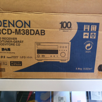 Ресийвър Denon RCD-M38DAB Има радио, диск, usb, aux - 2, RDS, MP3. Като ново. Оригинално дистанционн, снимка 3 - Ресийвъри, усилватели, смесителни пултове - 44552759