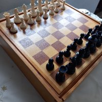 немски дървен шах, снимка 6 - Шах и табла - 44369770