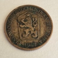 1 Крона 1967 г. Чехословакия, снимка 2 - Нумизматика и бонистика - 41226433