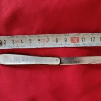 Антикварен сребърен джобен нож 1887г., снимка 5 - Колекции - 40286419