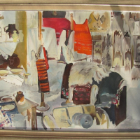  "МЕХАНА" - картина с маслени бои върху платно с масивна рамка, снимка 6 - Картини - 36200429