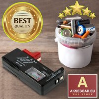 Универсален тестер за батерии BT-168 AA/AAA/C/D/9V/1.5V бутонна клетъчна батерия с дисплей измервате, снимка 18 - Батерии, зарядни - 41401397