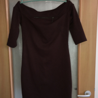Кафява рокля р.S/M, снимка 2 - Рокли - 36311126