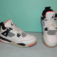 детски кецове  Nike Air Jordan 4 Retro Flight  номер 31,5 , снимка 11 - Детски обувки - 34229751