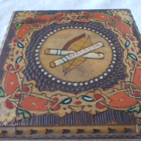 Старинна кутия за цигари, снимка 4 - Антикварни и старинни предмети - 44684752