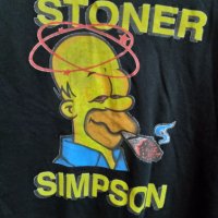 Забавна тениска STONER Хоумър Симпсън - The Simpsons, снимка 2 - Тениски - 41104758