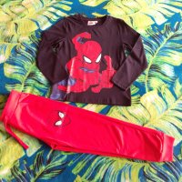 Нови блузи и долнища със Спайдърмен , снимка 1 - Детски комплекти - 41482947