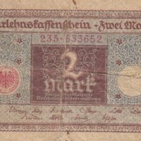 2 марки 1920, Германия, снимка 1 - Нумизматика и бонистика - 39031401