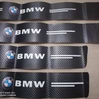 Качествени черен карбон стикер лепенка с цветно лого и надпис BMW БМВ кола автомобил джип ван пикап , снимка 3 - Аксесоари и консумативи - 34401346