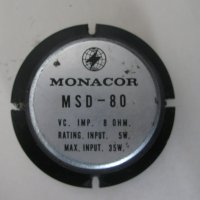 MONACOR MSD-80 Качествен Високочестотен Говорител, снимка 2 - Тонколони - 40790538