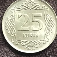 25 куруш Турция 2020, снимка 1 - Нумизматика и бонистика - 34832062