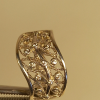 сребърен пръстен с камъни , снимка 2 - Пръстени - 44595937