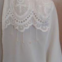 Официална дамска блуза  бяла, снимка 6 - Блузи с дълъг ръкав и пуловери - 39971507