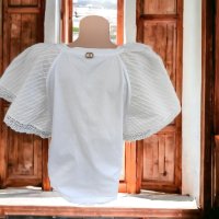 Twinset оригинална дамска блуза/ къс ръкав, XXS/М/Л , снимка 6 - Корсети, бюстиета, топове - 41912359