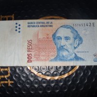 	Аржентина 2 Peso 	1997-2002 г, снимка 1 - Нумизматика и бонистика - 41460552