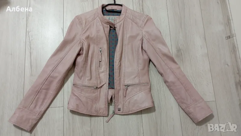 Кожено яке - розово, снимка 1