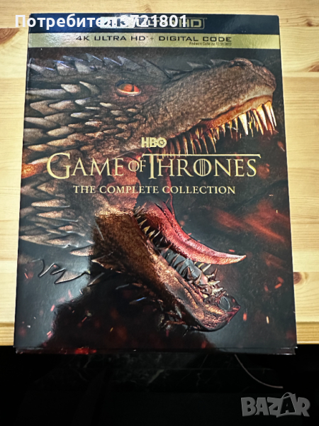 Game of Thrones: The Complete Collection 4K Blu-ray (4К Блу рей) Dolby Atmos , снимка 1