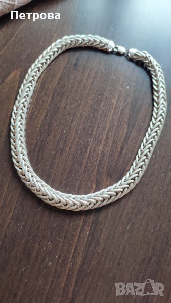 Разкошен сребърен ланец , снимка 1