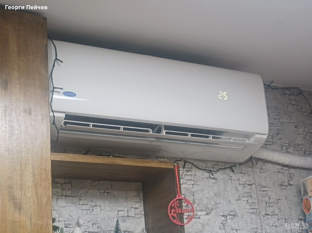 вътрешно тяло за климатик Кариер с дистанционно , снимка 1