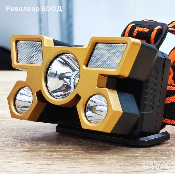 Фенер челник ZD85 с 9 XPE LED светодиода, снимка 1