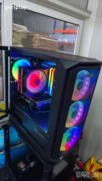 НОВ Геймърски компютър със 8/16-Ядрен Ryzen 7 / 12Gb Видеокарта / 16Gb RAM / SSD 1Tb / 650Watt, снимка 1
