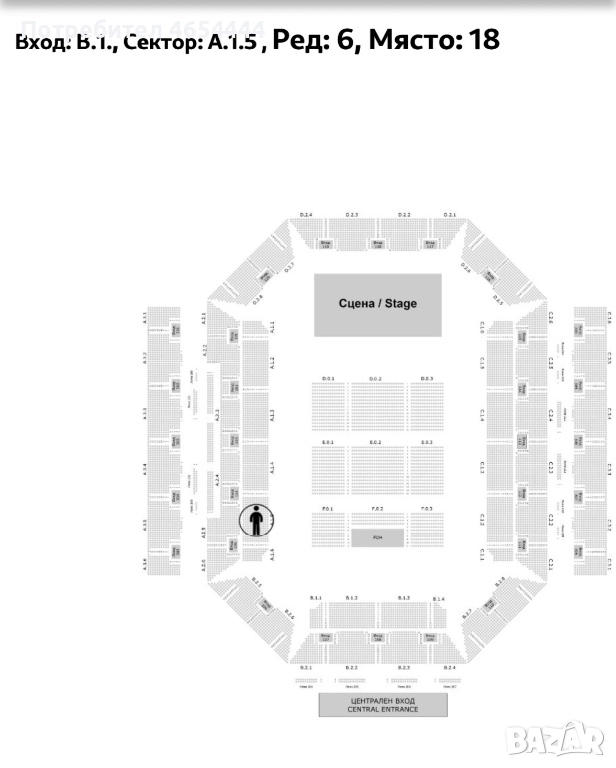 Билет за концерт на Софи Маринова на 04.12 , снимка 1