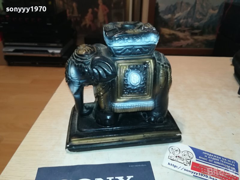 СЛОН МАСИВЕН 17Х16Х10СМ 2008231237, снимка 1