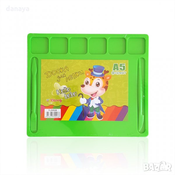 2379 Дъска за пластилин с инструменти за моделиране, формат А5, снимка 1