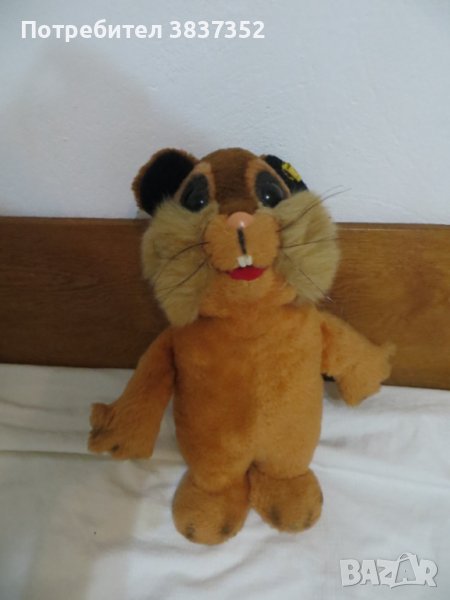 Винтидж плюшена играчка Бобър original steiff, снимка 1