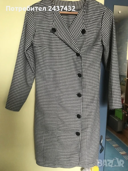 Блейзер- черно бял пепит, снимка 1