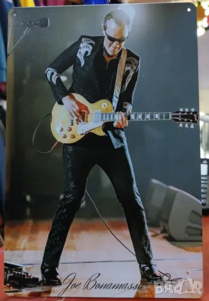 Joe Bonamassa-метална табела(плакет), снимка 1