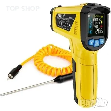 Mestek 800C Индустриален безконтактен термометър и хигрометър със сонда, -50/800°C, снимка 1