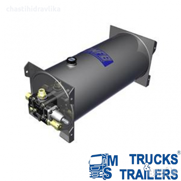 Маслен резервоар 15л с механичен разпределител 12V OMFB, снимка 1