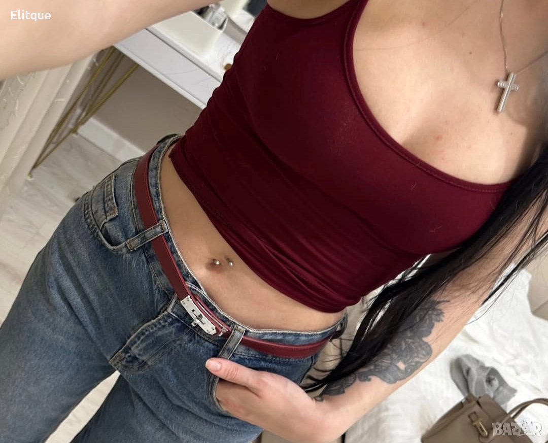 колан от естествена кожа,сертификат в кутия hermes , снимка 1