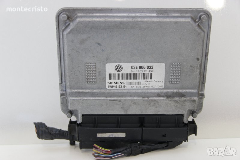 Моторен компютър ECU VW Polo (2001-2009г.) 03E 906 033 / 03E906033 / 5WP40163 04 / 5WP4016304, снимка 1