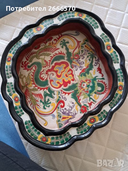 Китайска порцеланова чиния, снимка 1