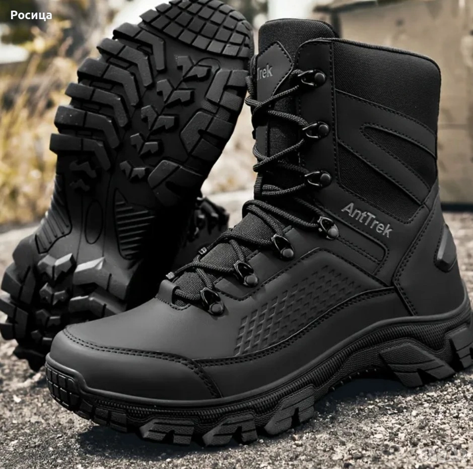 Туристически обувки тип кубинки, снимка 1