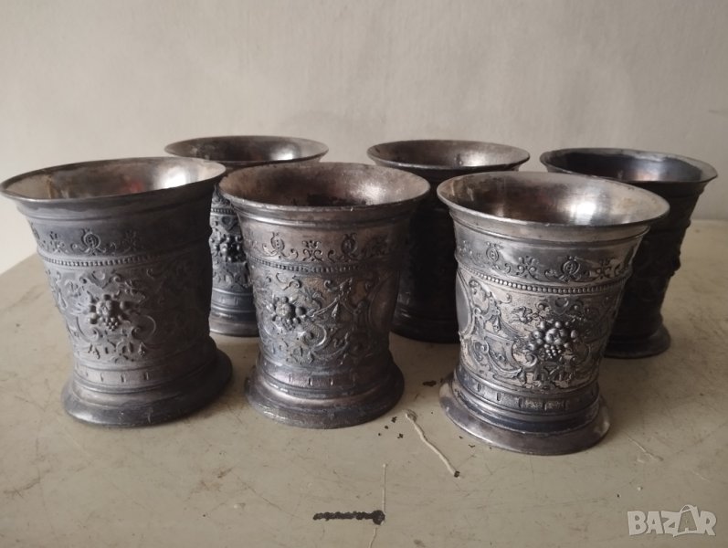 WMF стари шест чаши, снимка 1