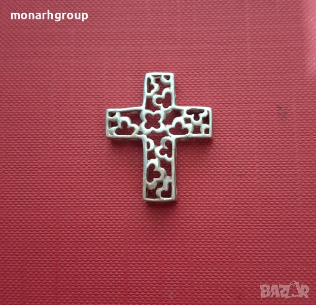 Сребърен кръст, снимка 1