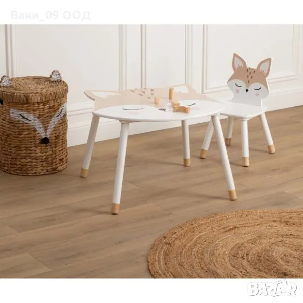 Детски сет маса със столче "Лиса", снимка 1