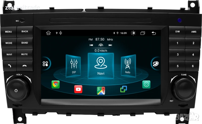 MERCEDES-BENZ C CLK W203, W209 W467 - 7" Андроид Навигация Мултимедия, 9321, снимка 1